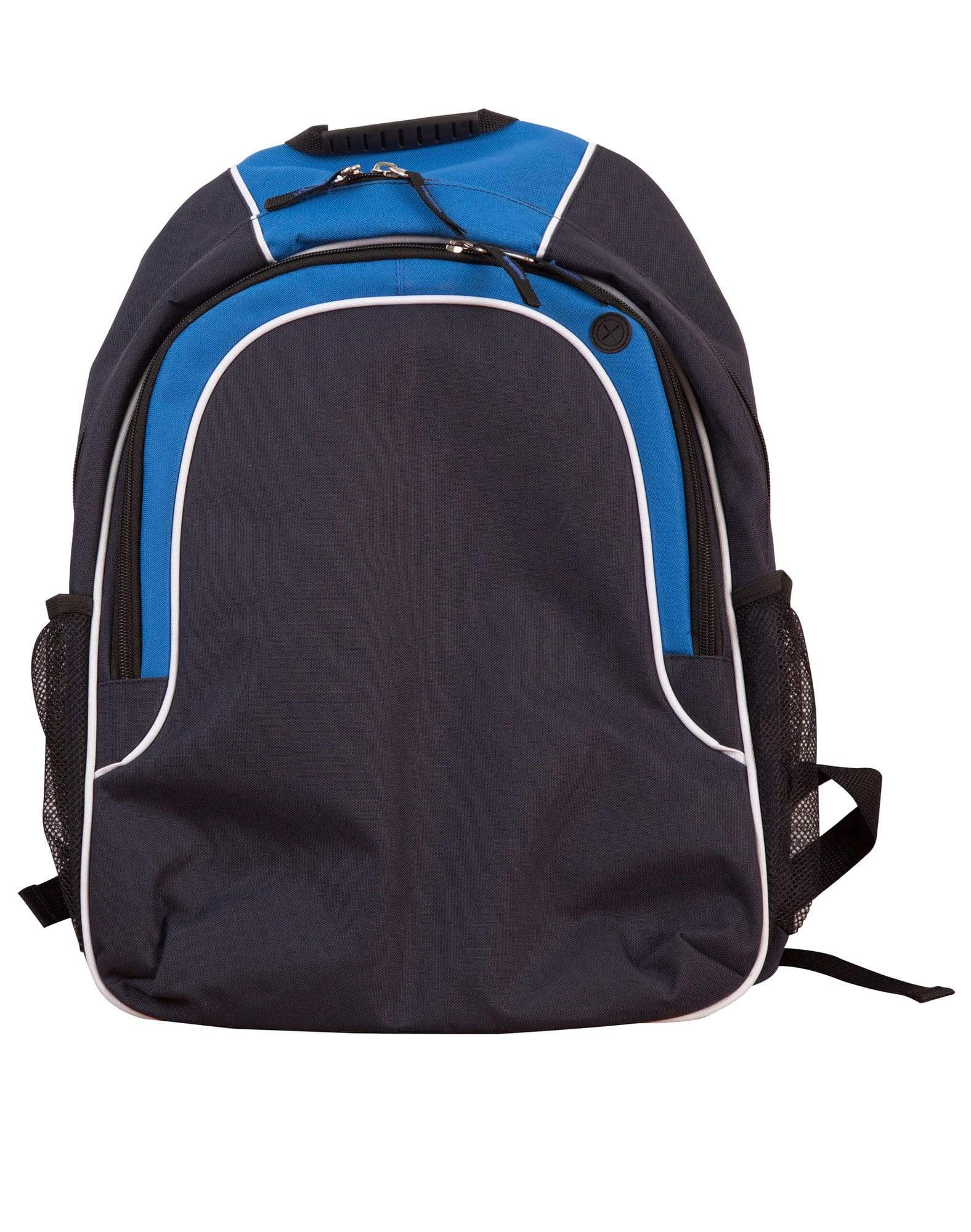 WINNER BACKPACK B5020 Active Wear Winning Spirit Navy/White/ Royal "(w)35.5cm (h) 43cm (d)15.5cm Capacity: 23 Litres"